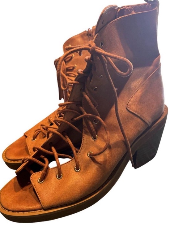 Jeffrey Campbell 40 Free People Sz 9.5 Tan Ann Demuelemeester